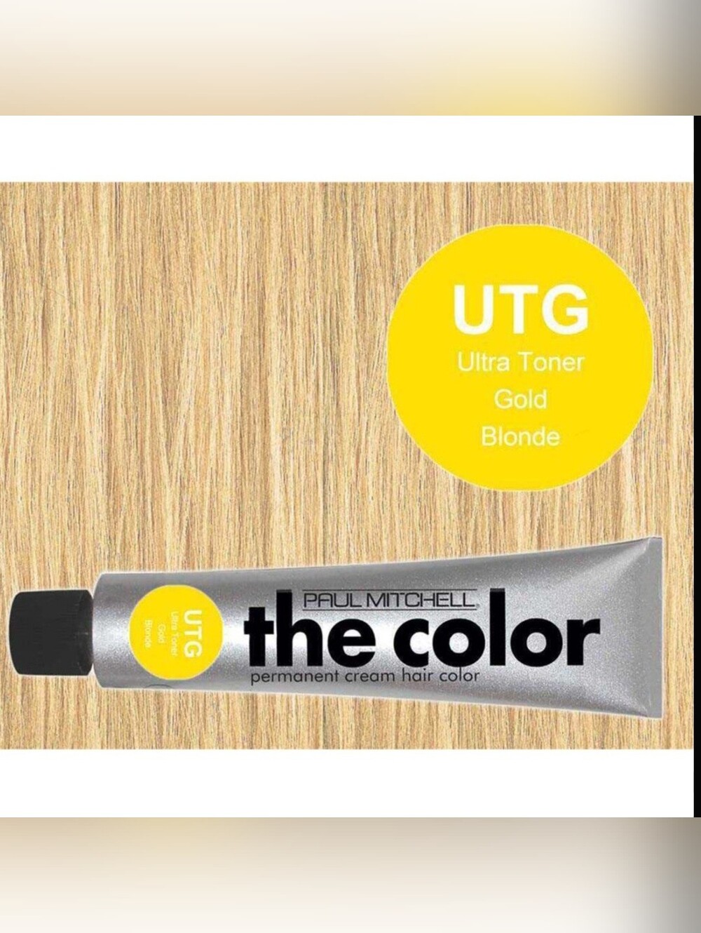 New (2) Paul Mitchell Permanent Cream Hair Color - UTG Ultra Toner Gold Blonde